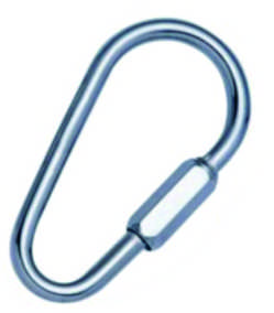 Galvanized Double Lock Oval Spring Snap Hook
