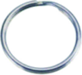 Iron Flat Keychain Rings and Double-Layer Metal Split Rings in Various Sizes