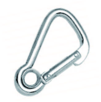 Galvanized Basic Eyelet Spring Carabiner Clip