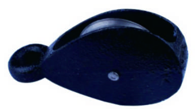 Single Bearing Cast Iron Pulley for Greenhouse Lifting