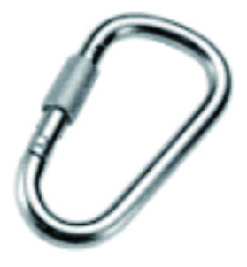 Stainless Steel D Shape Screw Lock Security Snap Hook