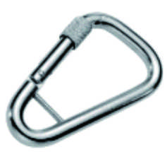 Stainless Steel Double Lock Triangle Anti-drop Snap Hook