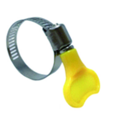 304 Stainless Steel Hand-Tighten Hose Clamp for Air and Water Pipe