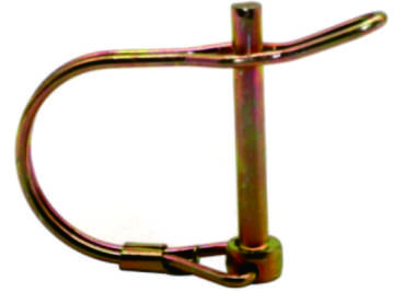 Heavy Duty Zinc Plated D-Shape Spring Lock Safety Pin for Trailers