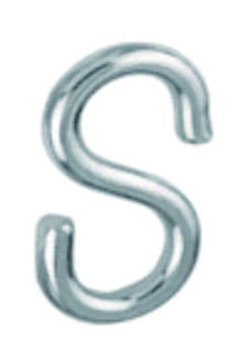 Galvanized Iron S-Hook for Outdoor Use, Hammock, and Manhole Cover Safety Net