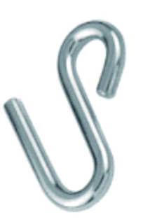 304 Stainless Steel S-Hook for Machine and Rigging Fixing