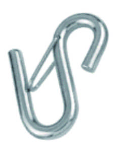 304 Stainless Steel S-Hook for Pegboard and Retail Display