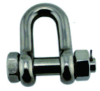 Galvanized D-Shackle and Bow Shackle for Lifting Rigging