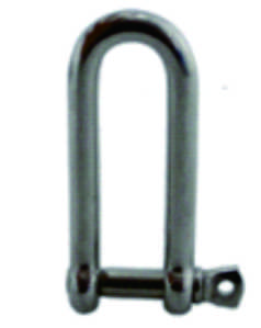 Stainless Steel Long D-Shackle for Chain Rigging