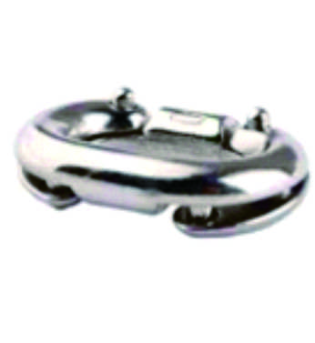 316 Stainless Steel Double Chain Connecting Link, C-Shape Quick Lock for Marine & Rigging