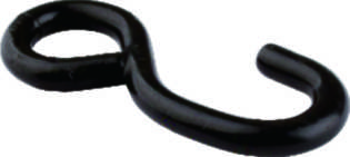 Solid Metal S-Hook for Cargo Tie-Down and Lashing