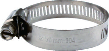 304 Stainless Steel Hose Clamp for Water Pipe Fixing
