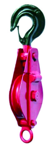 Heavy Duty Open Hook Pulley Block for Wire Rope