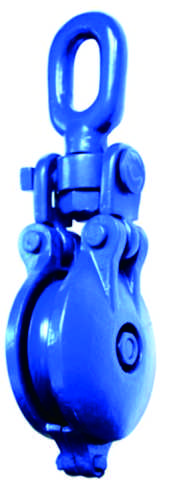 Single Hook Pulley Block with Bearing for Lifting