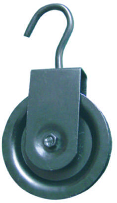 Quiet Pulley with Hook for Fitness Machine