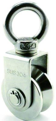 Stainless Steel U-Groove Bearing Pulley for Lifting