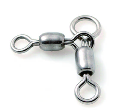 Double Eye Barrel Fishing Line Swivel Connector