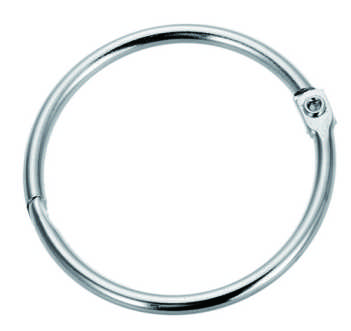 Large Openable Metal Book Key Ring