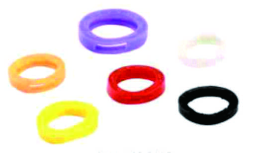 Multi Color Small Plastic Rubber O Rings
