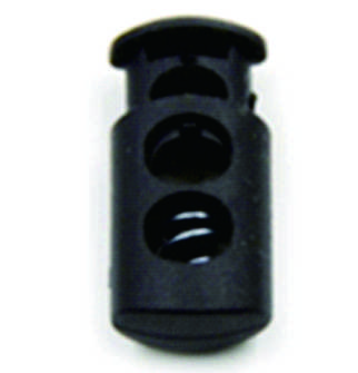 Double Hole Plastic Spring Cord Lock Stopper