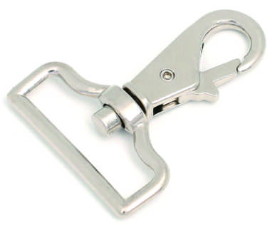 Silver Metal Square Tab Lobster Clasp Hook