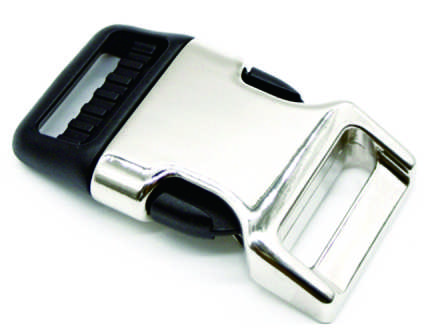 Metal Plastic Hybrid Side Release Buckle