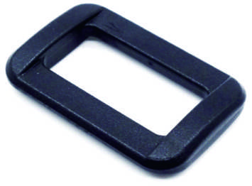 Plastic Flat Single Bar Strap Slide Buckle