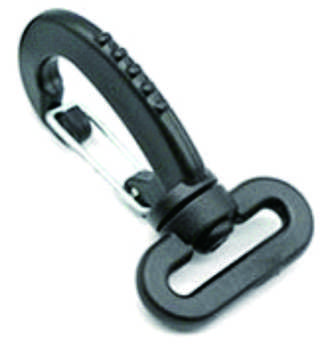 Plastic Textured Swivel Snap Hook With Oval Loop