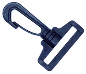 Plastic Rotatable Snap Hook With Strap Slide