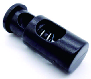 Plastic Double Hole Spring Cord Lock Stopper
